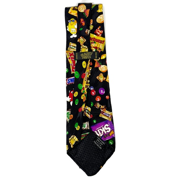 Vintage Candy 80s Necktie 100% Silk - Picture 3 of 9